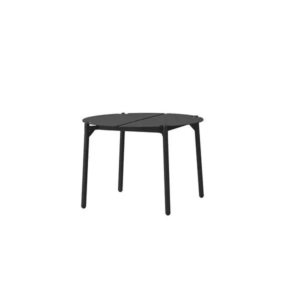 Table basse Novo en Métal, Acier revêtement poudre – Couleur Noir – 52.41 x 52.41 x 35 cm – Designer Rasmus Falkenberg