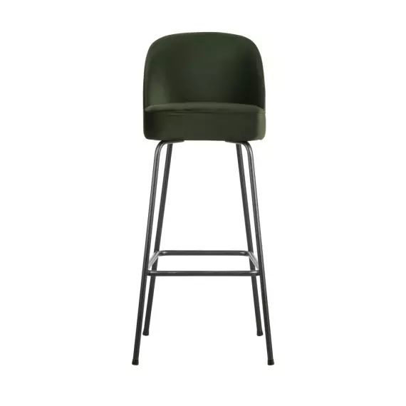Vogue – Tabouret de bar en velours 80cm