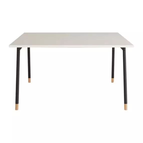 K2 Table réu carrée 120x120cm BUT PRO noir et blanc