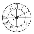 image de horloges scandinave 