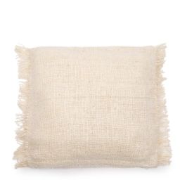 Housse de coussin en coton crème 60×60