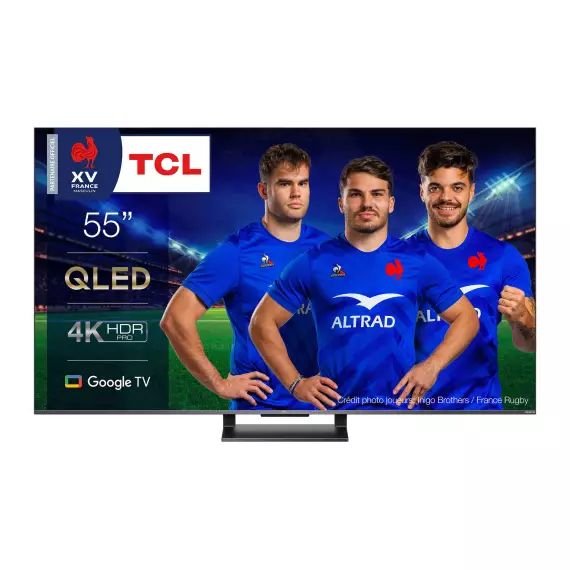 Téléviseur 139 cm UHD 4K Qled TCL 55C735