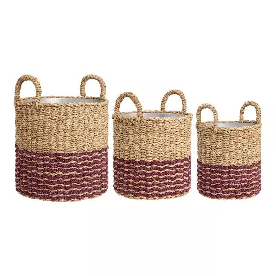 Cache-Pots Luigio H28cm H25cm H20cm – Lot de 3