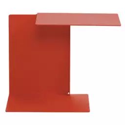 Table d’appoint Diana en Métal, Acier inoxydable verni – Couleur Rouge – 53 x 25 x 42 cm – Designer Konstantin Grcic