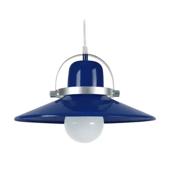 Suspension acier bleu