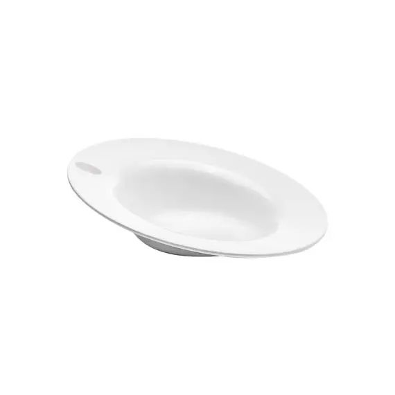 Assiette creuse I.D.Ish by D’O en Plastique, Mélamine – Couleur Blanc – 30 x 40 x 9 cm – Designer Davide Oldani