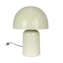 Lampe à poser champignon en métal