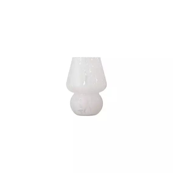 Vase Vases en Verre – Couleur Blanc – 13 x 13 x 18.5 cm