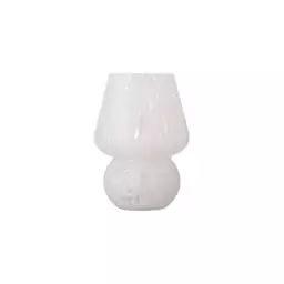 Vase Vases en Verre – Couleur Blanc – 13 x 13 x 18.5 cm