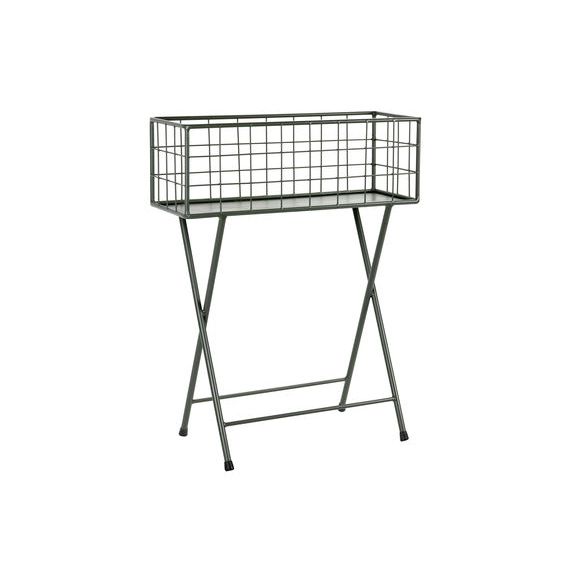 Jardinière Babylon en Métal, Métal laqué – Couleur Vert – 60 x 57.69 x 78 cm