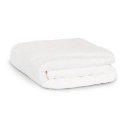 Serviette de bain coton égyptien 600Gr/m² blanc 90×140