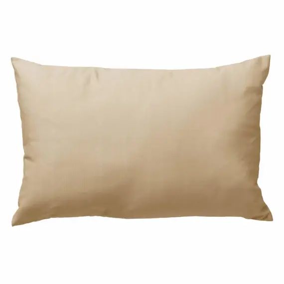 Housse de coussin d&rsquo;extérieur beige 40×60 cm uni