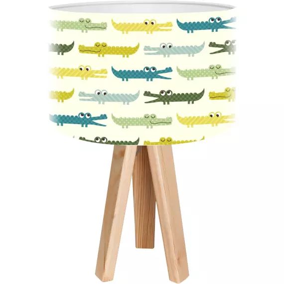 Lampe de chevet enfant Bois Multicolore 30x30x45 cm