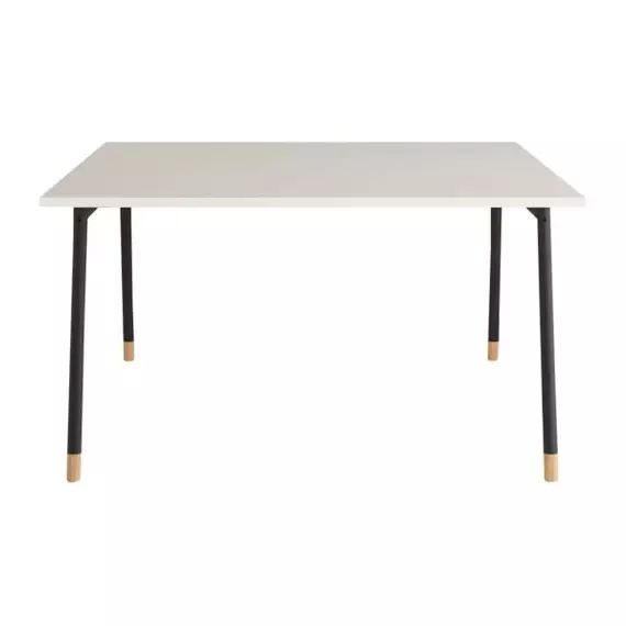 K2 Table réu carrée 140x140cm BUT PRO noir et blanc