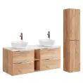 image de meuble double vasque scandinave 