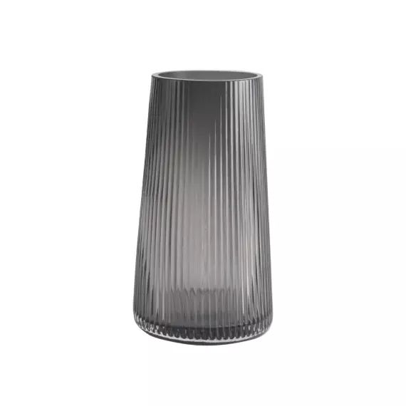 Vase en verre gris H24