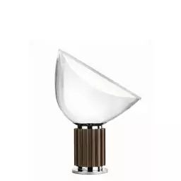 TACCIA-Lampe à poser LED Verre & Aluminium H48,5cm