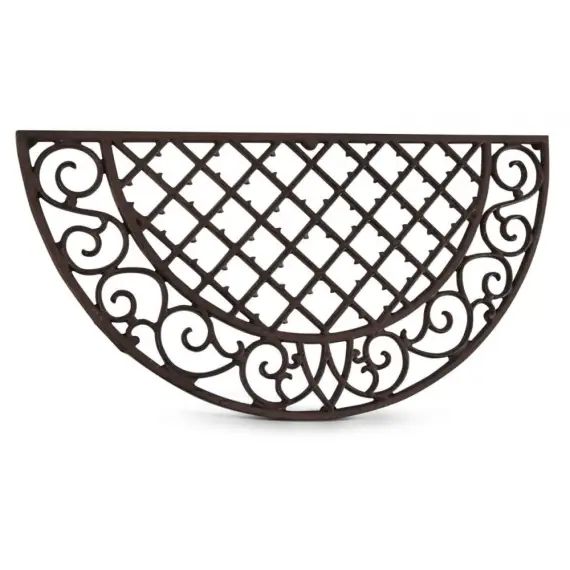 Paillasson Demi-Lune Fonte Marron 67x34x2cm