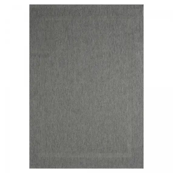 Tapis extérieur gris 120×170