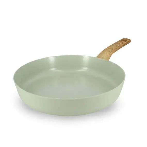 Poêle en aluminium Ø28cm céladon – compatible induction