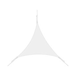 Voile d’ombrage triangle 3 x 3 x 3m blanc