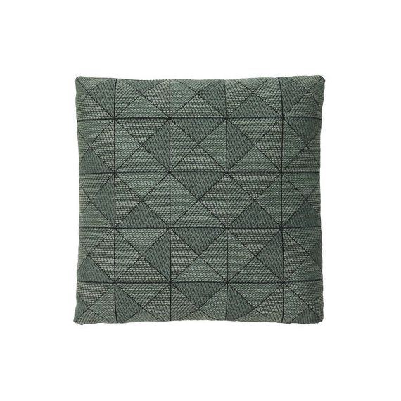 Coussin en Tissu, Plumes – Couleur Vert – 28.85 x 28.85 x 28.85 cm – Designer Anderssen & Voll
