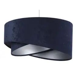 Suspension Tissu Bleu 50x50x105 cm