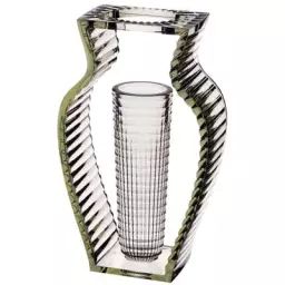 Vase Shine en Plastique, PMMA – Couleur Vert – 20 x 28.85 x 33 cm – Designer Eugeni Quitllet