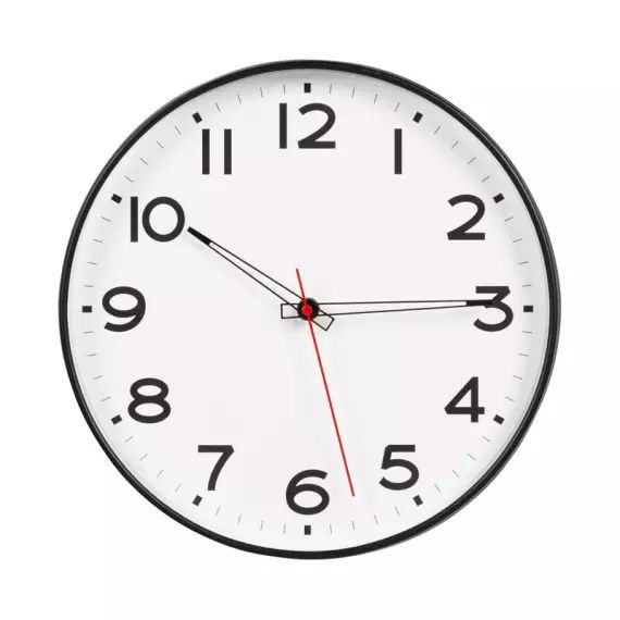 Horloge Ø 30 cm LOUNES Blanc