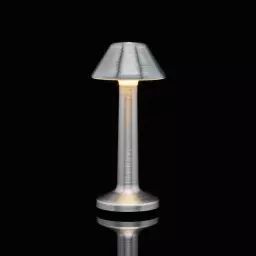 MOMENT-Lampe baladeuse d’extérieur LED rechargeable Cône H22,7cm