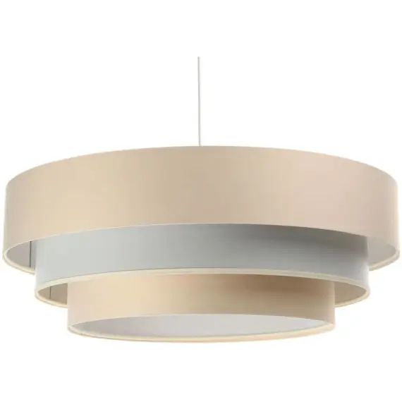 Suspension Tissu Beige 60x60x25 cm