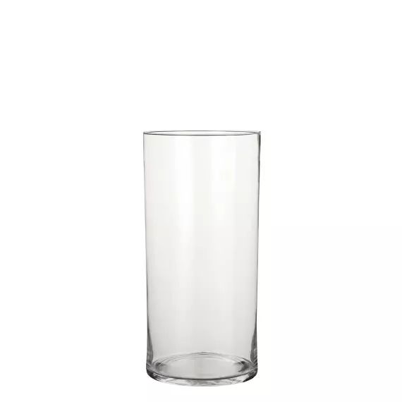 Vase cylindre en verre H40
