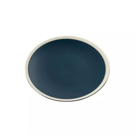 Assiette Sicilia en Céramique, Grès peint et émaillé – Couleur Bleu – 18.17 x 18.17 x 18.17 cm – Designer Sarah Lavoine
