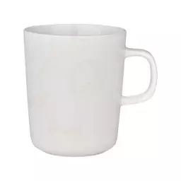 Mug Tasses & mugs en Céramique, Grès – Couleur Blanc – 8 x 8 x 9.5 cm – Designer Maija Isola