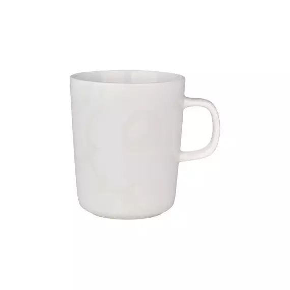 Mug Tasses & mugs en Céramique, Grès – Couleur Blanc – 8 x 8 x 9.5 cm – Designer Maija Isola
