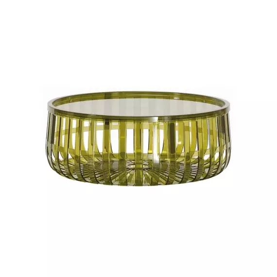 Panier en Plastique, Polycarbonate – Couleur Vert – 67 x 63 x 21 cm – Designer Ronan & Erwan Bouroullec