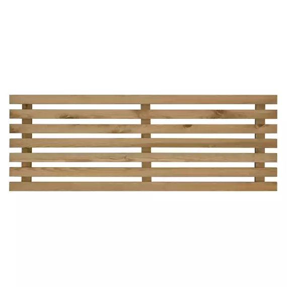 Tête de lit en bois couleur chêne foncé 200x73cm