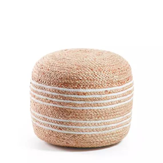 Samy – Pouf rond en jute
