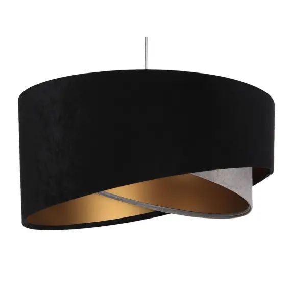 Suspension Tissu Noir 50x50x25 cm