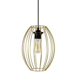 Suspension métal doré