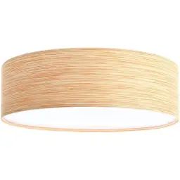 Plafonnier Tissu Bois clair