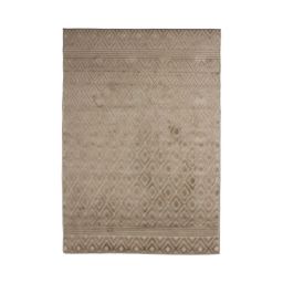 Tapis à motifs losanges beige 133×180