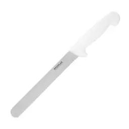 Couteau à pain en inox blanc l 20,5 cm