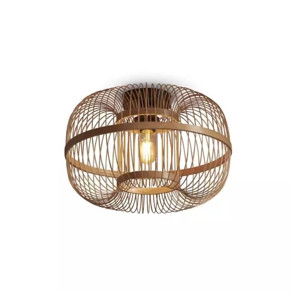 Plafonnier bambou  naturel, h. 25cm