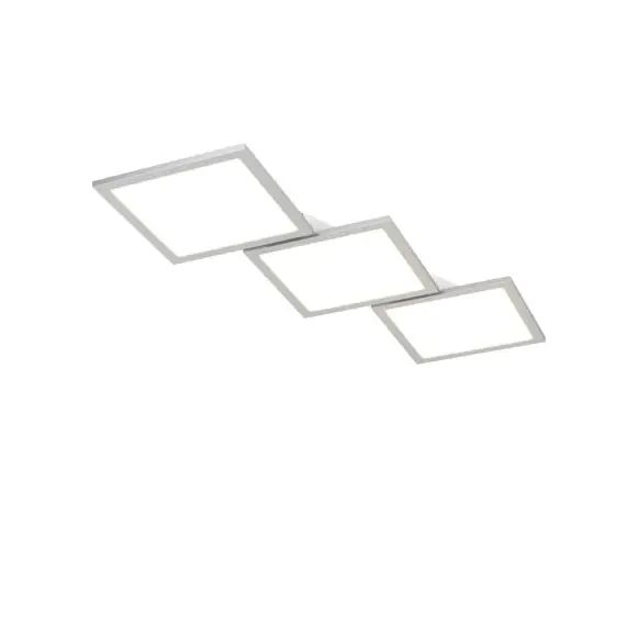 Plafonnier LED en Plastique Gris