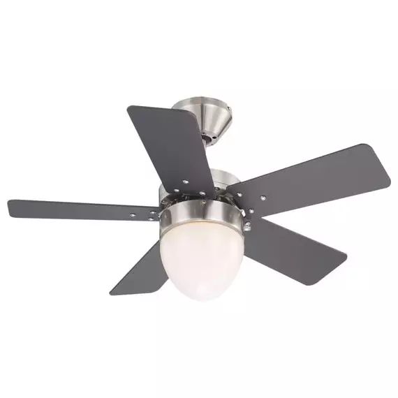 ventilo plafond chrome D.76 cm MARVA anthracite