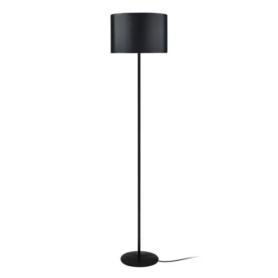Lampadaire métal noir