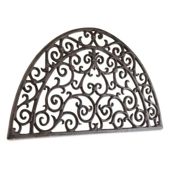 Paillasson Demi-Lune Fonte Marron 66×37.5x2cm