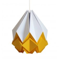 Suspension origami bicolore en papier taille XL