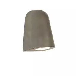 Applique d’extérieur Mast Light en Pierre, Béton – Couleur Gris – 14.42 x 8.9 x 13.7 cm